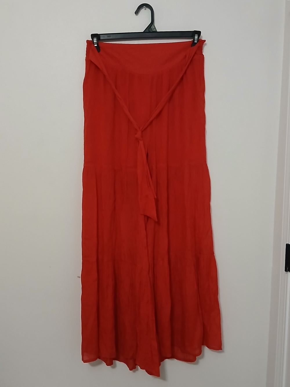 Flying Tomato Red Wide Leg Jumpsuit Pants